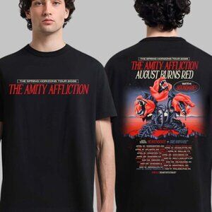 The Amity Affliction The Spring Horizons Tour 2026 Schedule Dates Unisex T Shirt